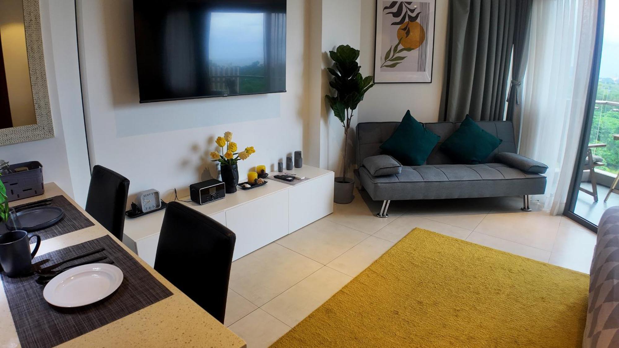 Dominiks Stylish Resort Gem Ocean View Pool Queen Bed At Tambuli 8 Floor Fast Wifi Μακτάν Εξωτερικό φωτογραφία