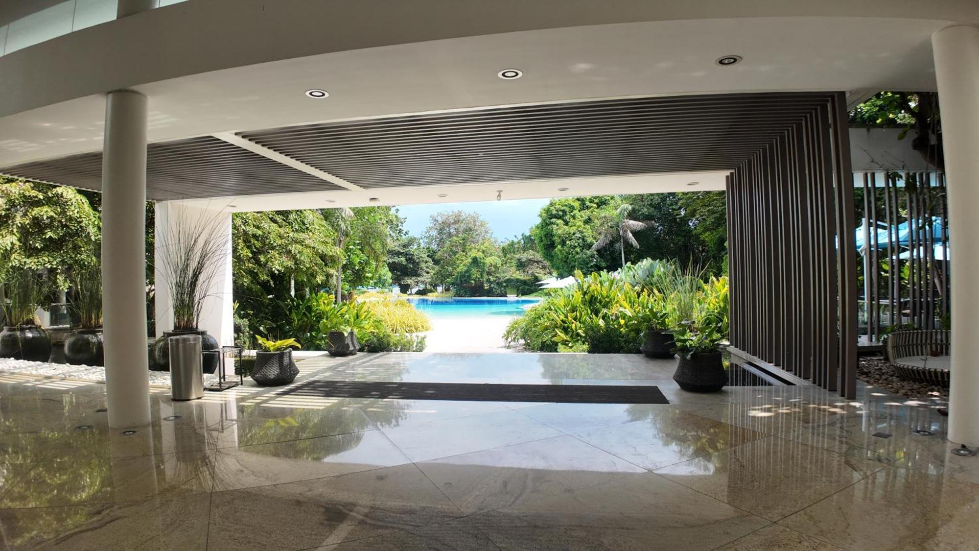 Dominiks Stylish Resort Gem Ocean View Pool Queen Bed At Tambuli 8 Floor Fast Wifi Μακτάν Εξωτερικό φωτογραφία