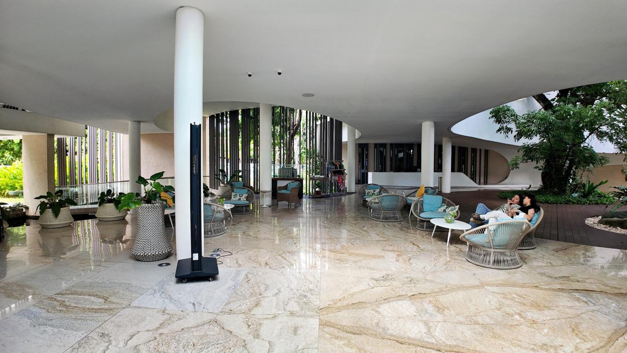 Dominiks Stylish Resort Gem Ocean View Pool Queen Bed At Tambuli 8 Floor Fast Wifi Μακτάν Εξωτερικό φωτογραφία