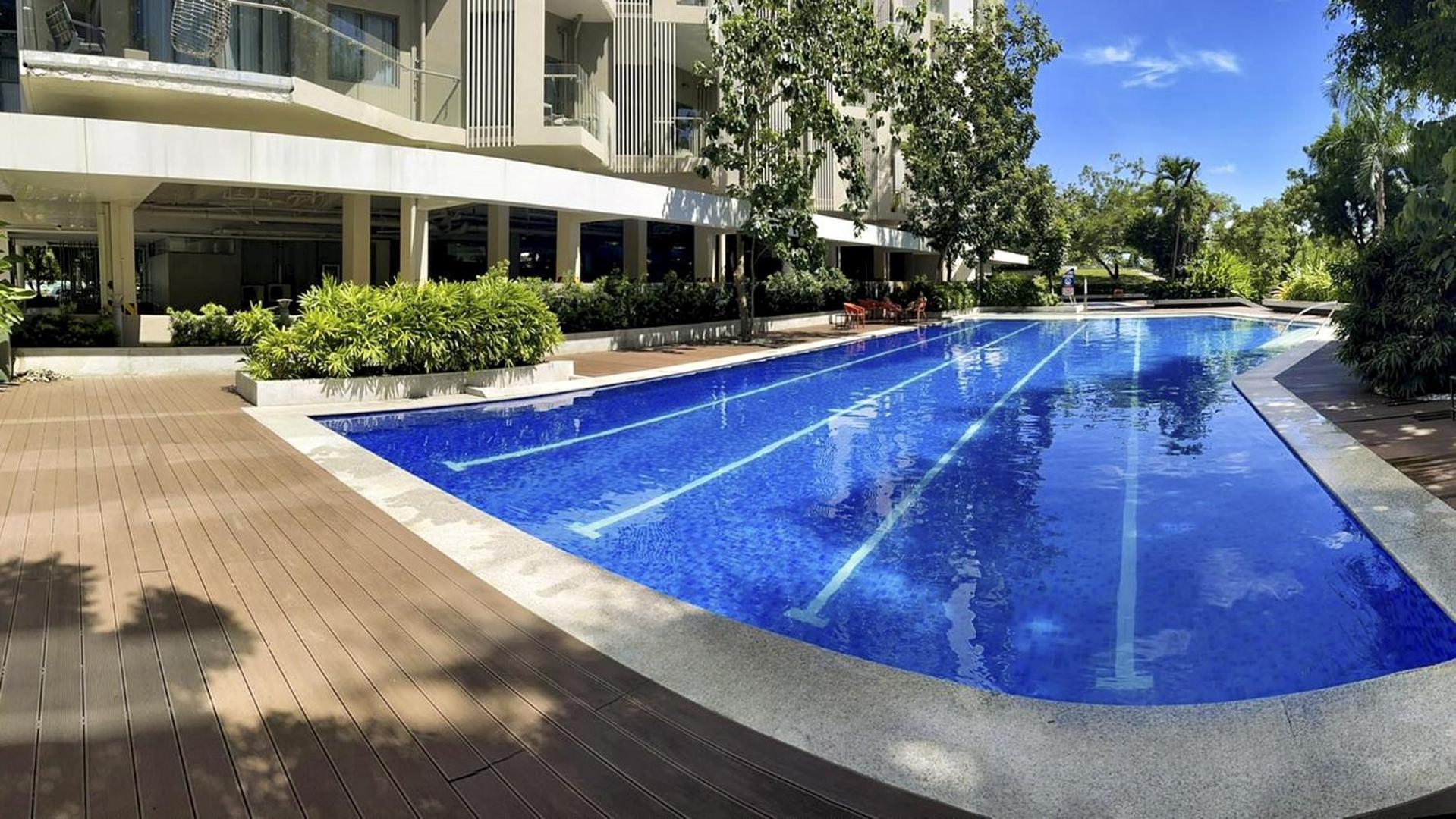 Dominiks Stylish Resort Gem Ocean View Pool Queen Bed At Tambuli 8 Floor Fast Wifi Μακτάν Εξωτερικό φωτογραφία
