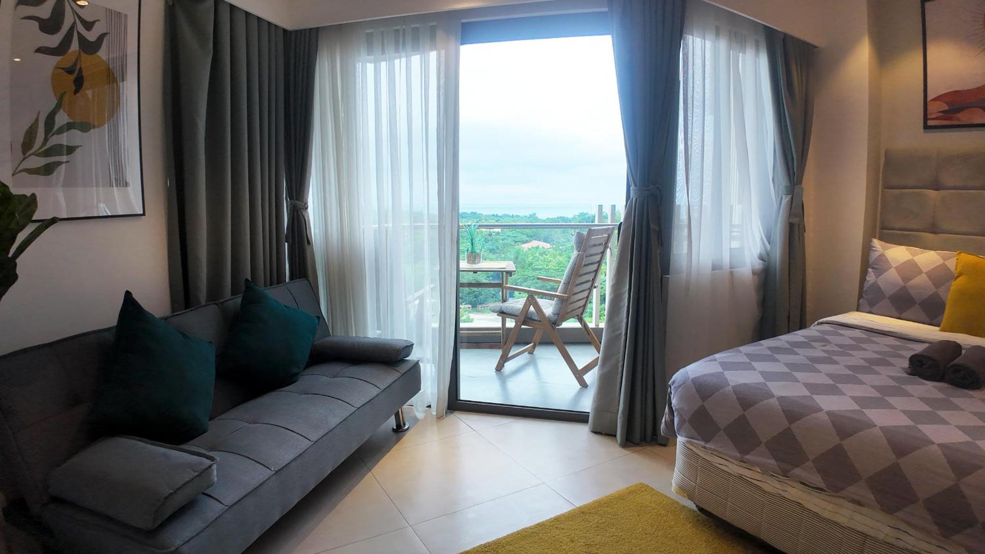 Dominiks Stylish Resort Gem Ocean View Pool Queen Bed At Tambuli 8 Floor Fast Wifi Μακτάν Εξωτερικό φωτογραφία